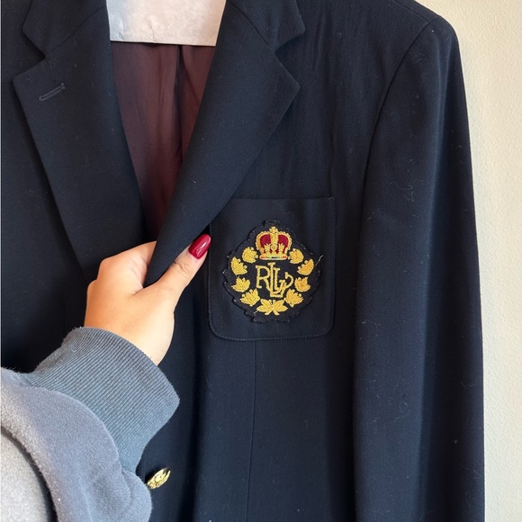 Ralph Lauren Navy Blue Blazer - Picture 2 of 2